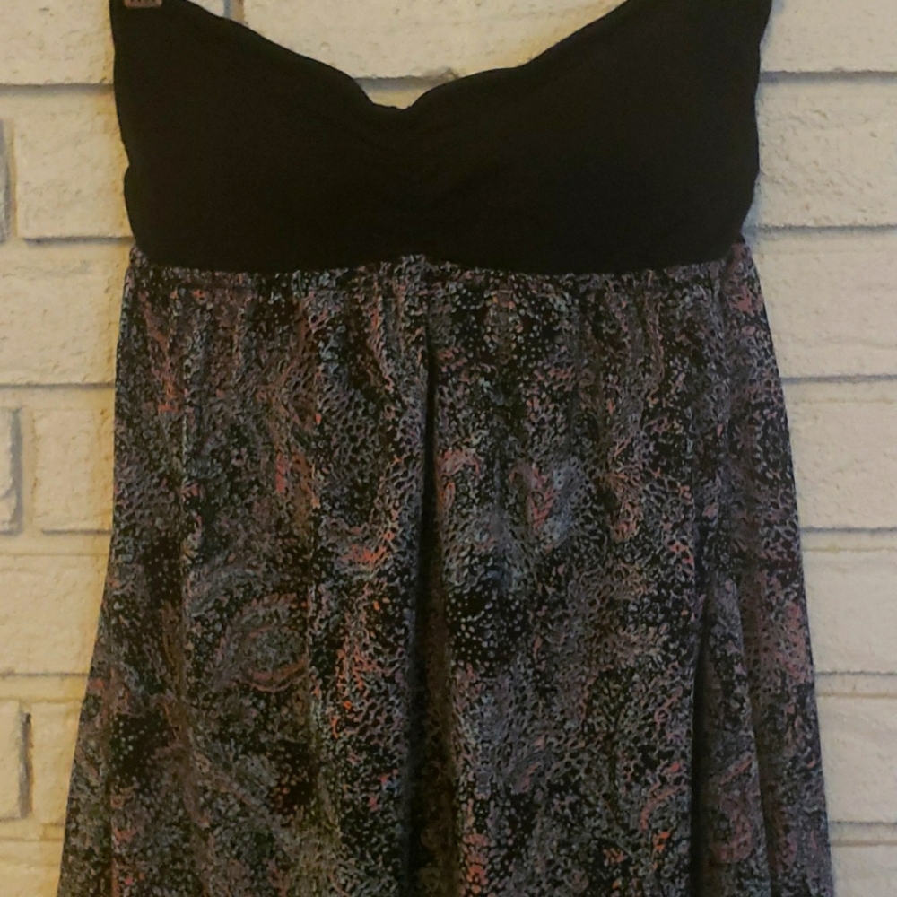 Y2K Element heart shaped neckline strapless skater dress size medium